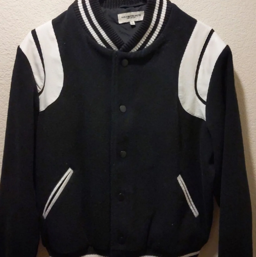YSL Mock Teddy Varsity Jacket